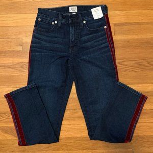 NWT J. Crew Cropped Vintage Straight Jeans 24